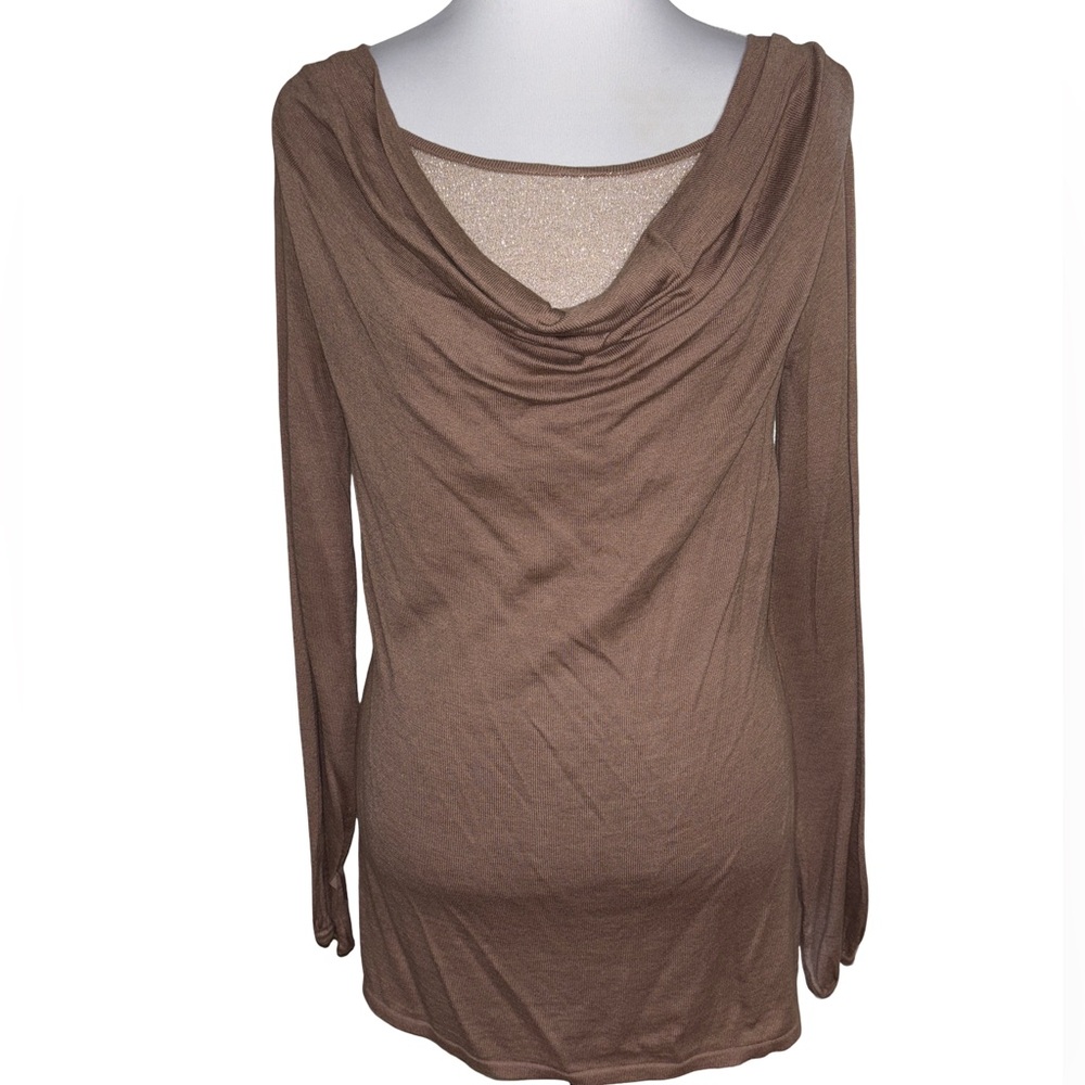 Metro 7 Chocolate Cowl Neck Sweater